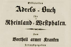 Kreis Wittgenstein im Gewerbeadressbuch von 1838