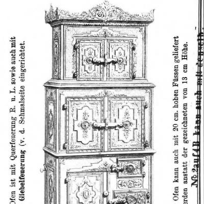 Prospektwerbung Gussöfen der Amalienhütte