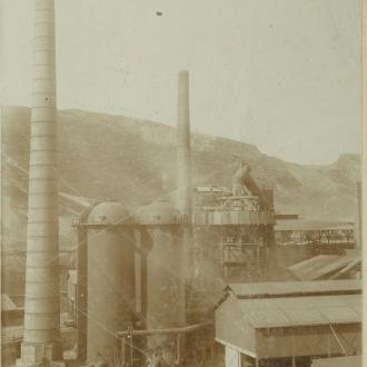 Gosenbacher Hütte kurz vor dem Anblasen 1910