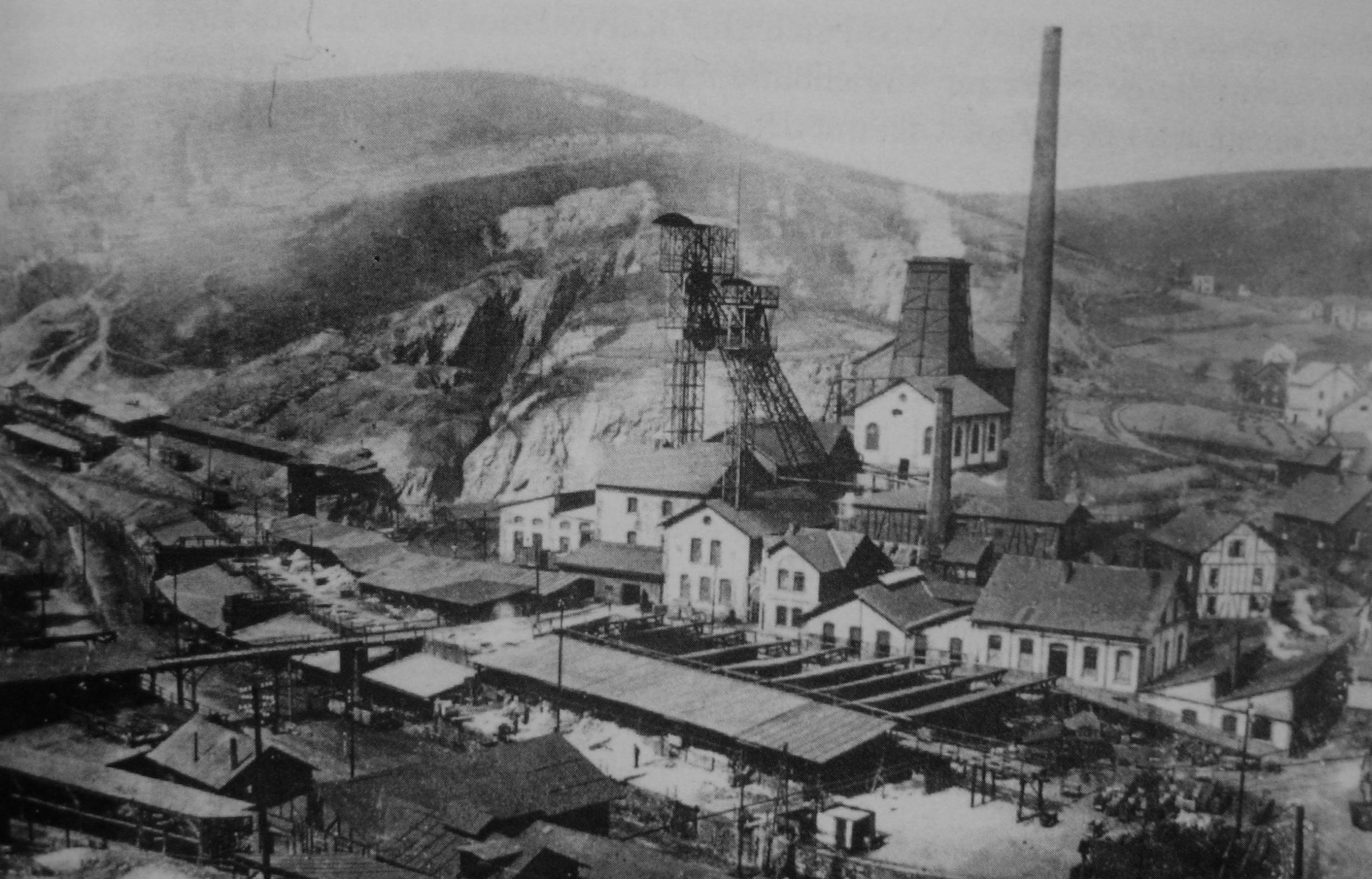 Grube Storch &#38; Schöneberg um 1900