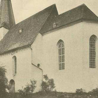 Pfarrkirche in Oberholzklau 1897